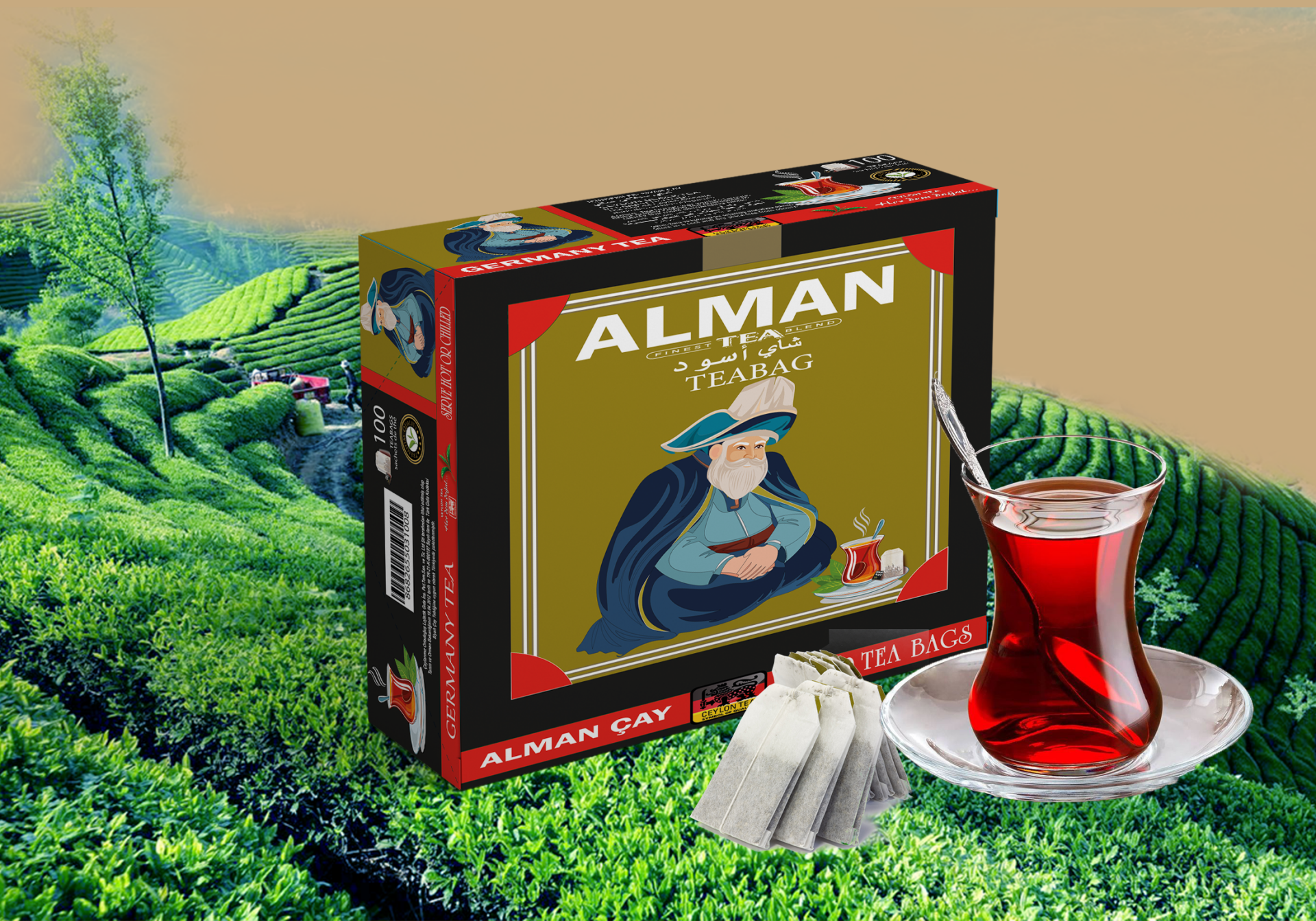 ALMAN SALLAMA POŞET ÇAY